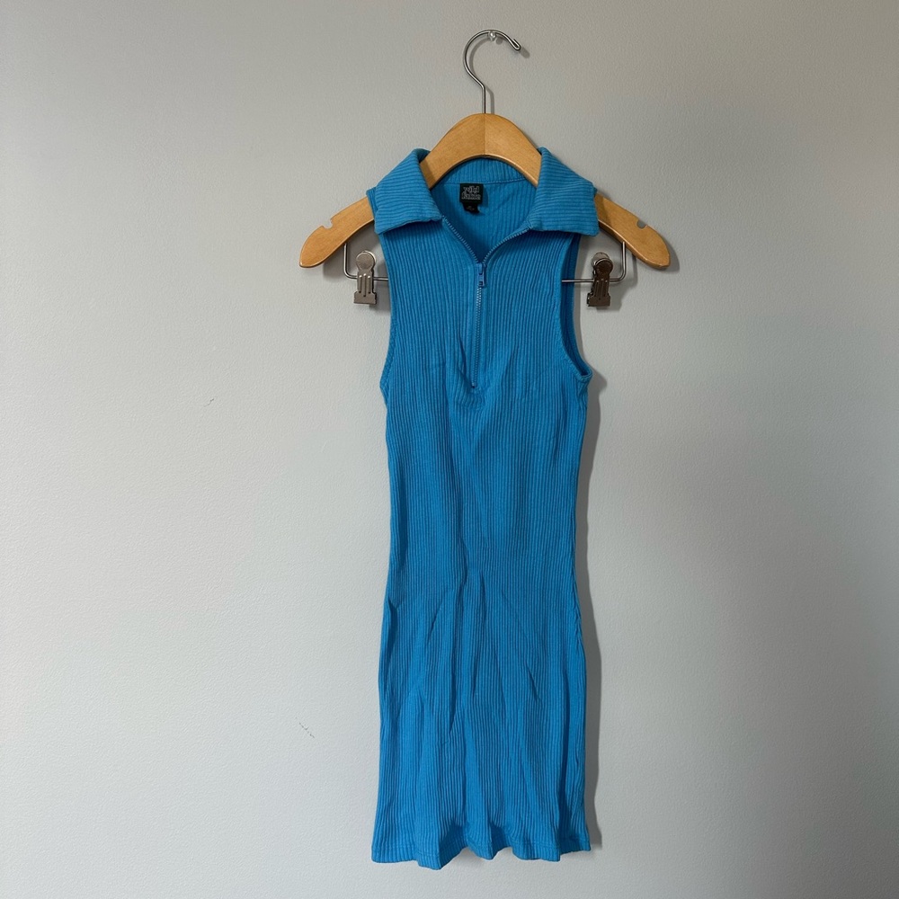 Collared mini dress